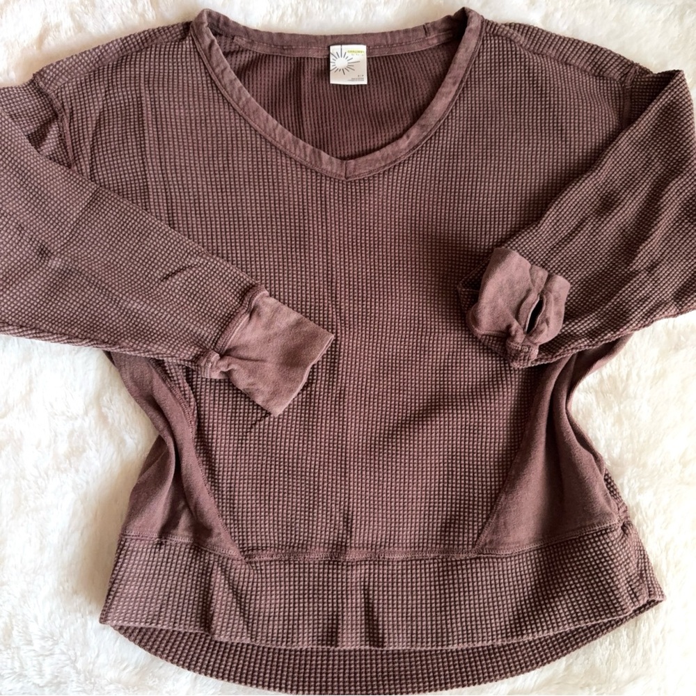 aerie waffle shirt